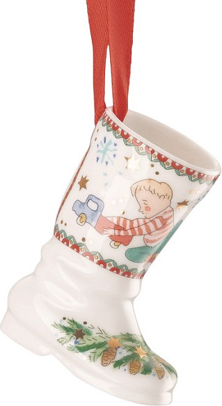 Елочная игрушка Hutschenreuther Christmas games Сапожок. Машинки / 02249-727501-27829