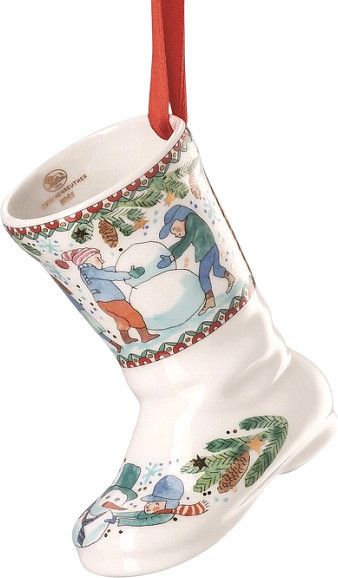 Елочная игрушка Hutschenreuther Christmas games Сапожок / 02249-722744-27830 - фото