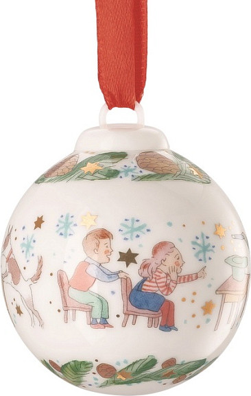 Шар новогодний Hutschenreuther Christmas games Волшебная шляпа / 02252-727500-27939