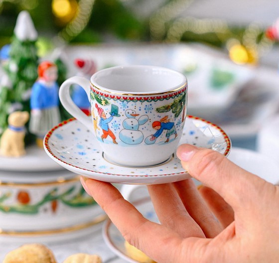 Чашка с блюдцем Hutschenreuther Christmas games / 02476-727496-14715