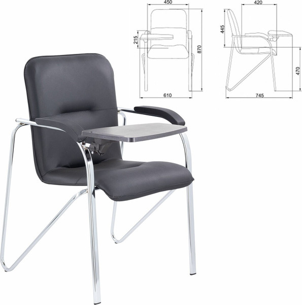 Стул офисный Brabix CF-108 со столом / 533218