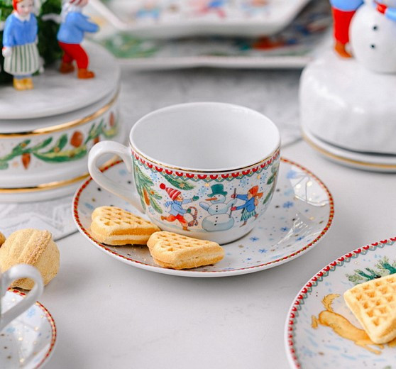 Чашка с блюдцем Hutschenreuther Christmas games / 02476-727496-14765
