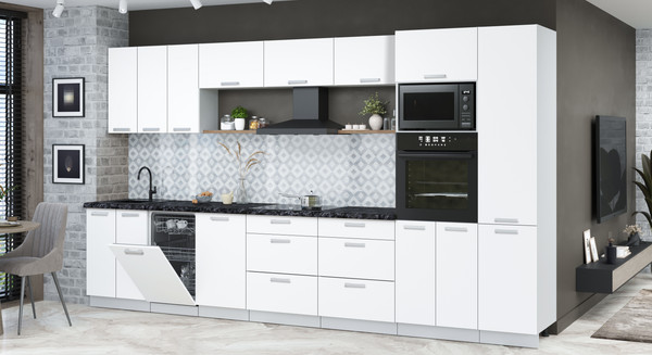 Кухонный гарнитур Интерлиния Мила Лайт 3.7-ПМ3 