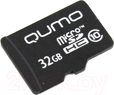 Карта памяти Qumo microSDHC (Class 10) 32GB (QM32GMICSDHC10NA) - фото