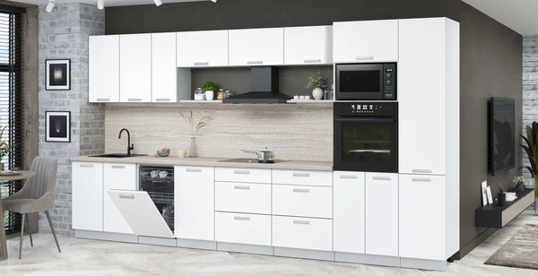 Кухонный гарнитур Интерлиния Мила Лайт 3.9-ПМ3