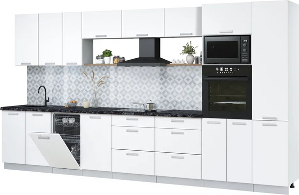 Кухонный гарнитур Интерлиния Мила Лайт 3.9-ПМ3 - фото