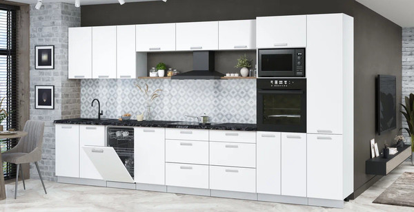 Кухонный гарнитур Интерлиния Мила Лайт 3.9-ПМ3