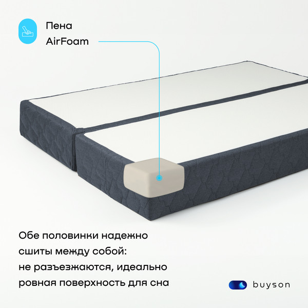 Бескаркасный диван buyson BuyDream Тк. Laguna 997 200x142