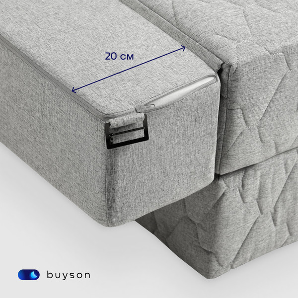 Бескаркасный диван buyson BuyDream Plus Тк. Laguna 932 200x142
