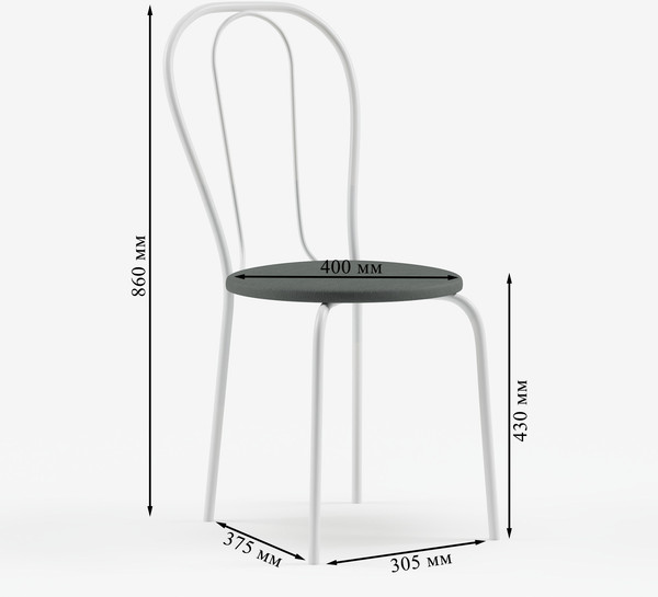 Стул Mio Tesoro Тюльпан Плюс