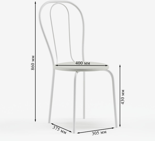 Стул Mio Tesoro Тюльпан Плюс