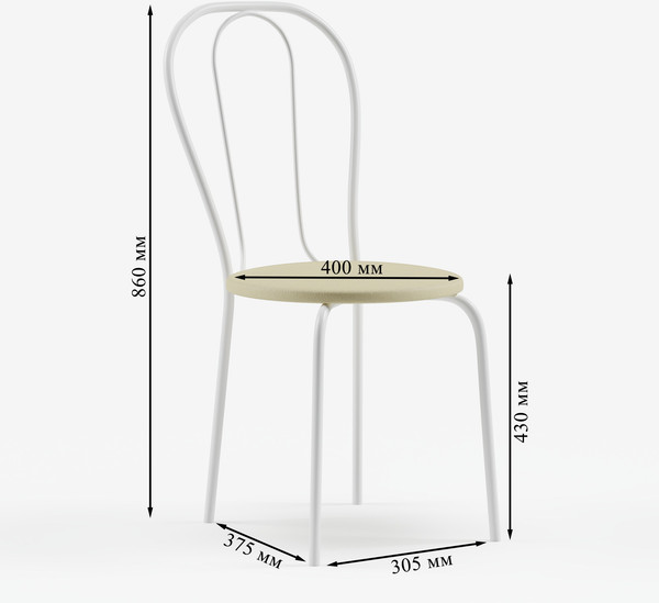 Стул Mio Tesoro Тюльпан Плюс