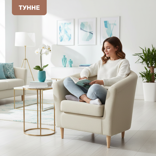 Кресло мягкое Mio Tesoro Тунне