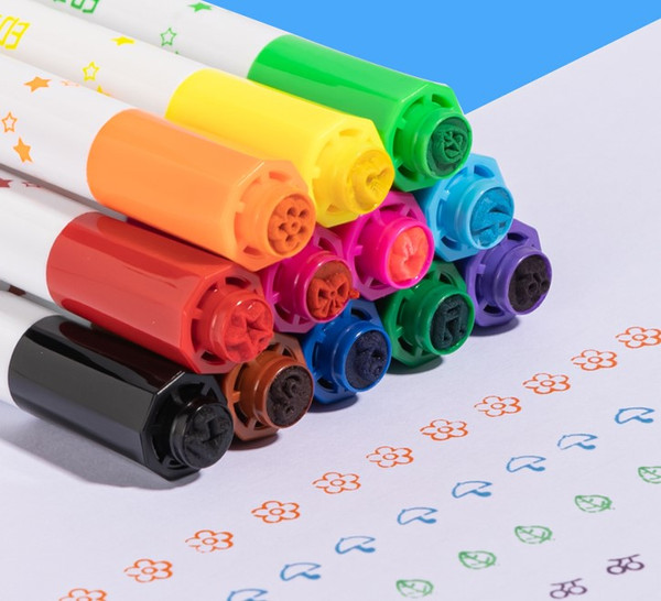 Фломастеры Deli HM65324BLUE