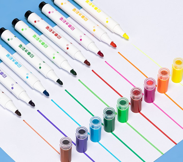 Фломастеры Deli HM65324BLUE