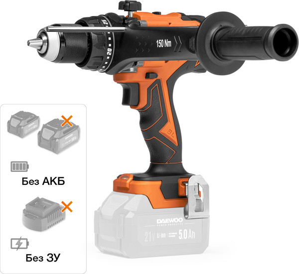 Аккумуляторная дрель-шуруповерт Daewoo Power DAA 7521Li