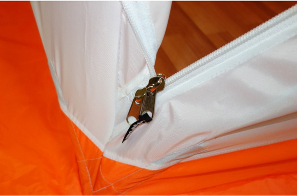 Палатка Пингвин Shelters Призма Композит 1-слойная 185x185 (белый/оранжевый)