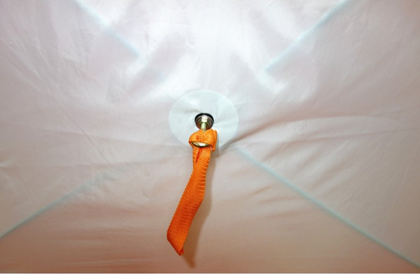 Палатка Пингвин Shelters Призма Композит 1-слойная 185x185 (белый/оранжевый)