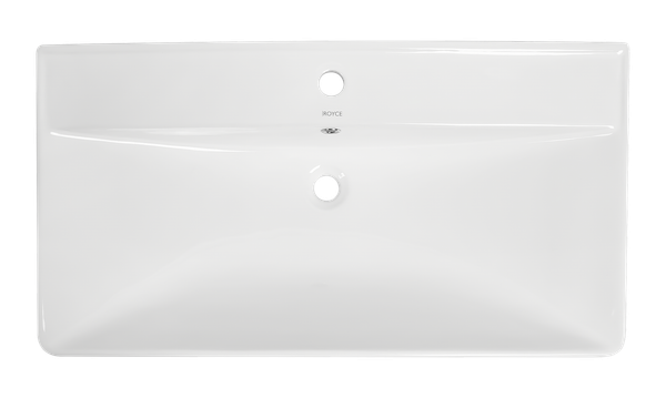 Тумба с умывальником Brevita Cascade 90 / CAS-09090-011Я+RCW-141890WH