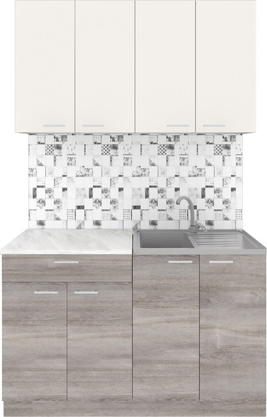 Кухонный гарнитур Агута Альфа 1.2 без столешницы - фото