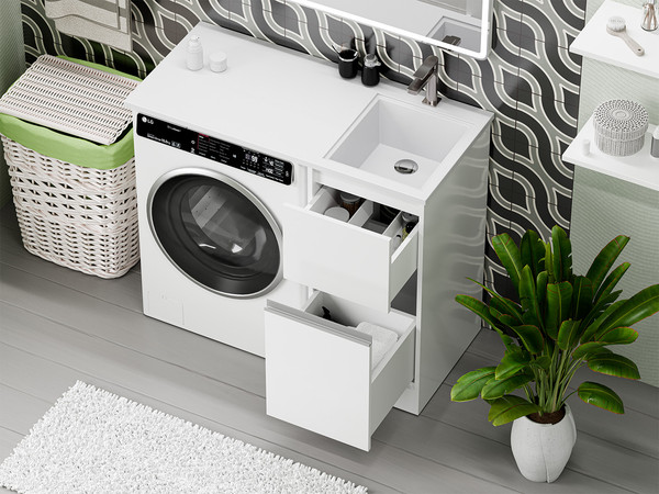 Тумба с умывальником Misty Ингрид 40 / П-Инг01040-012Я+5213100