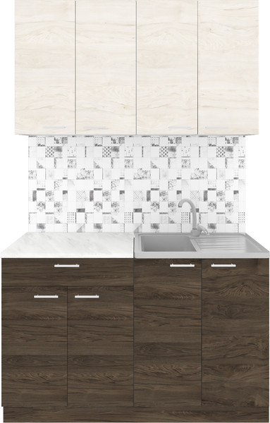 Кухонный гарнитур Агута Альфа 1.2 без столешницы - фото