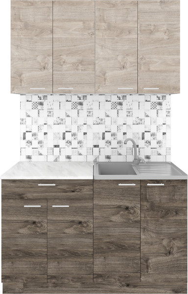 Кухонный гарнитур Агута Альфа 1.2 без столешницы - фото