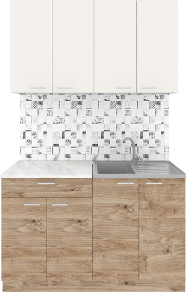 Кухонный гарнитур Агута Альфа 1.2 без столешницы - фото