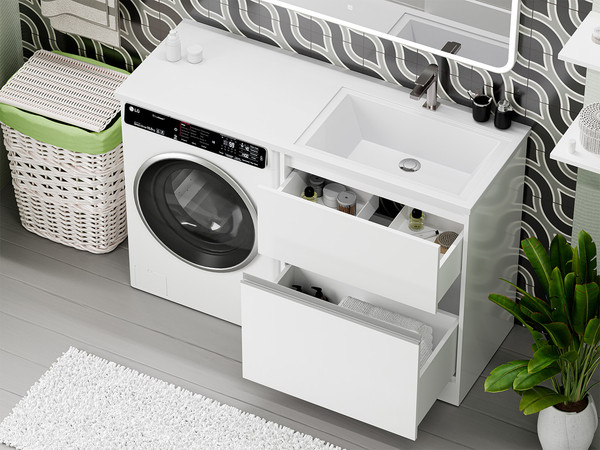 Тумба с умывальником Misty Ингрид 70 / П-Инг01070-012Я+5217120