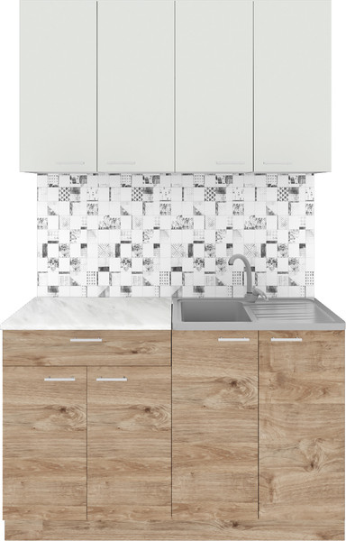 Кухонный гарнитур Агута Альфа 1.2 без столешницы - фото