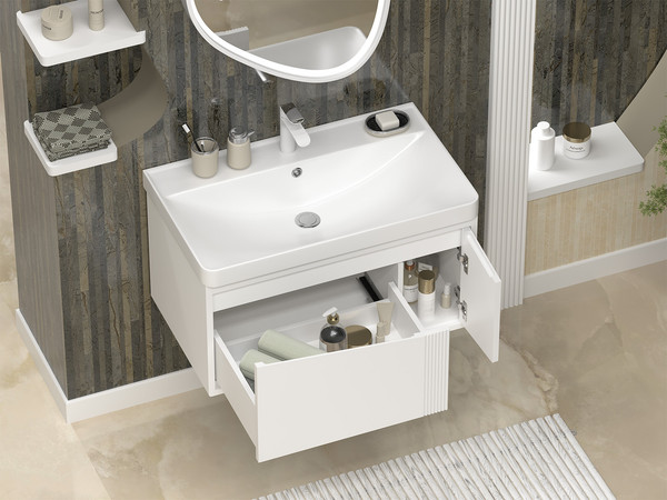 Тумба под умывальник Brevita Cascade 80 / CAS-09080-011Я