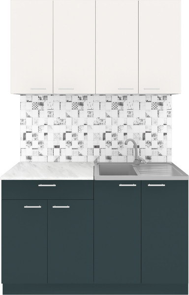 Кухонный гарнитур Агута Альфа 1.2 без столешницы - фото