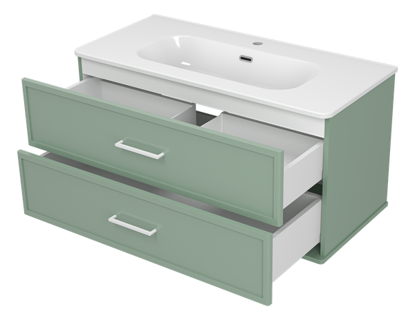 Тумба под умывальник Brevita Verde 100 / Ver-09100-0102Я
