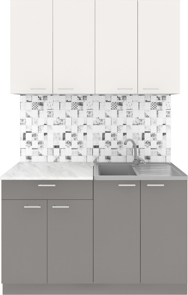 Кухонный гарнитур Агута Альфа 1.2 без столешницы - фото