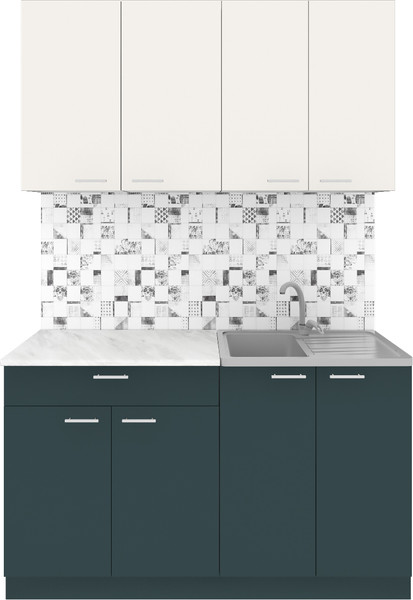 Кухонный гарнитур Агута Альфа 1.4 без столешницы - фото