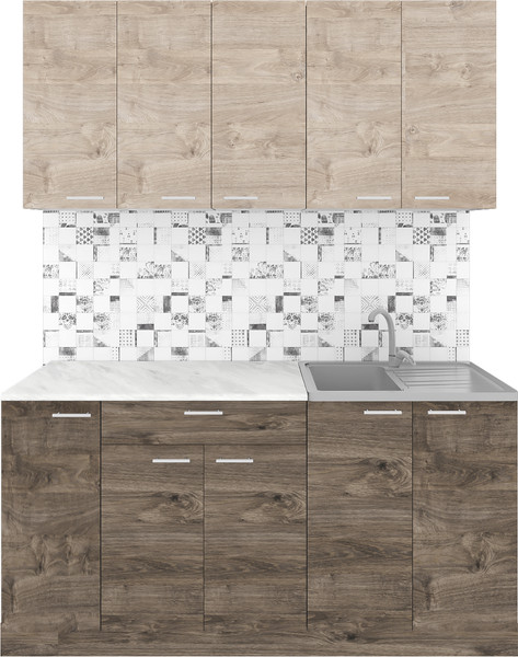 Кухонный гарнитур Агута Альфа 1.5 без столешницы - фото