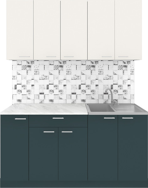 Кухонный гарнитур Агута Альфа 1.5 без столешницы - фото