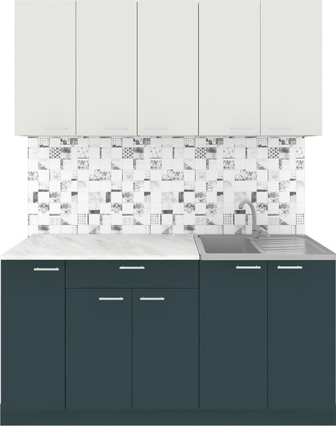 Кухонный гарнитур Агута Альфа 1.5 без столешницы - фото