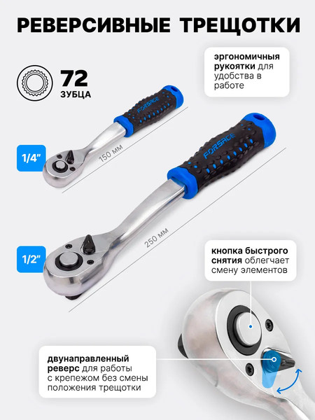 Универсальный набор инструментов Forsage F LIGHT-41151-5
