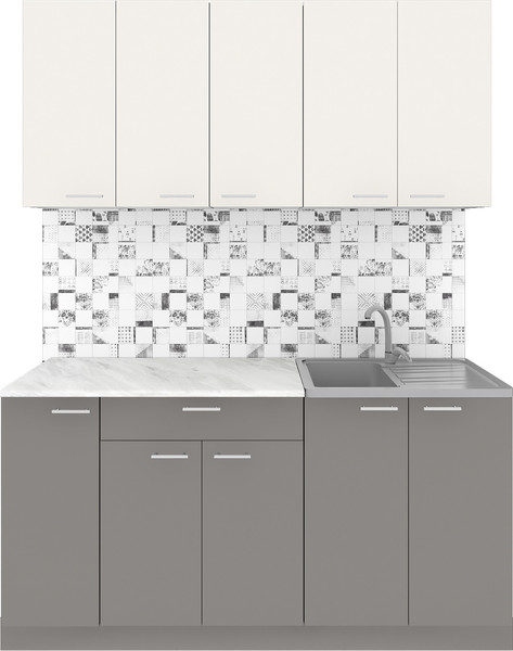 Кухонный гарнитур Агута Альфа 1.5 без столешницы - фото