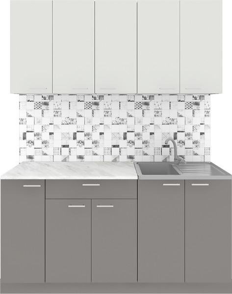 Кухонный гарнитур Агута Альфа 1.5 без столешницы - фото