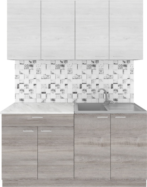 Кухонный гарнитур Агута Альфа 1.6 без столешницы - фото