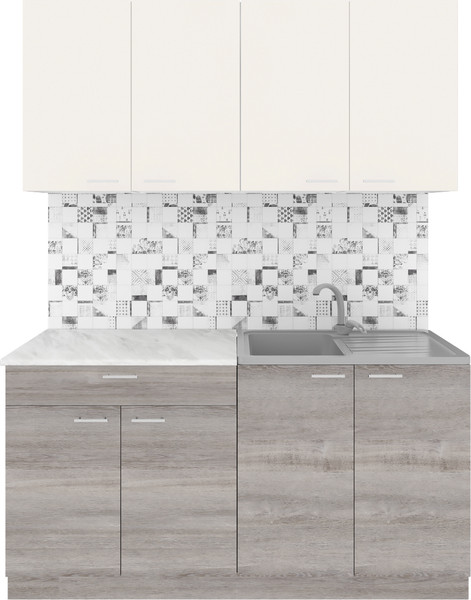 Кухонный гарнитур Агута Альфа 1.6 без столешницы - фото