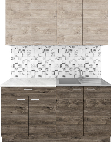 Кухонный гарнитур Агута Альфа 1.6 без столешницы - фото