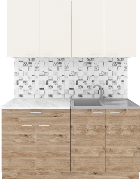 Кухонный гарнитур Агута Альфа 1.6 без столешницы - фото