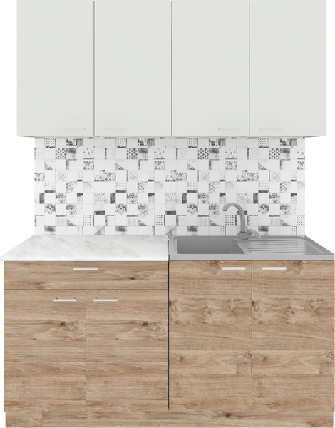 Кухонный гарнитур Агута Альфа 1.6 без столешницы - фото