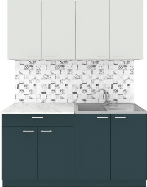 Кухонный гарнитур Агута Альфа 1.6 без столешницы - фото