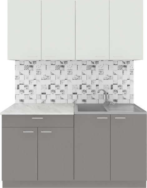 Кухонный гарнитур Агута Альфа 1.6 без столешницы - фото