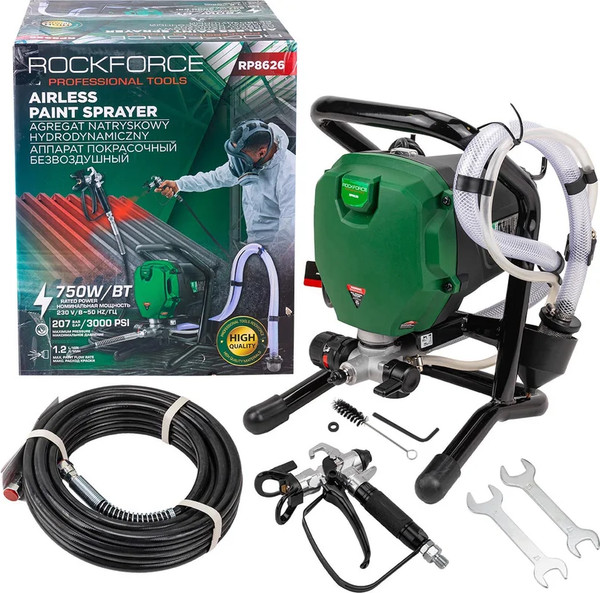 Краскопульт безвоздушный RockForce RF-RP8626