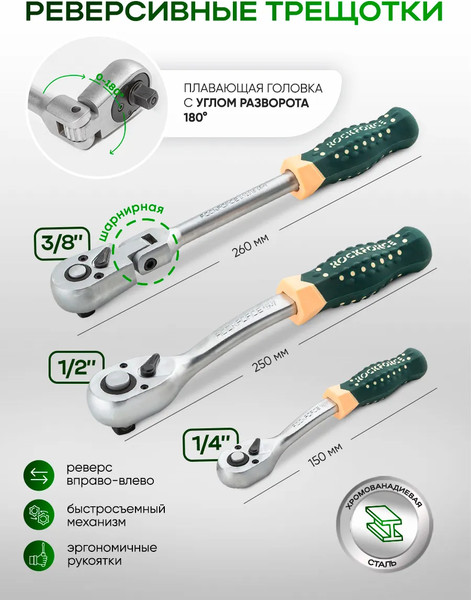 Универсальный набор инструментов RockForce RF-41421+2